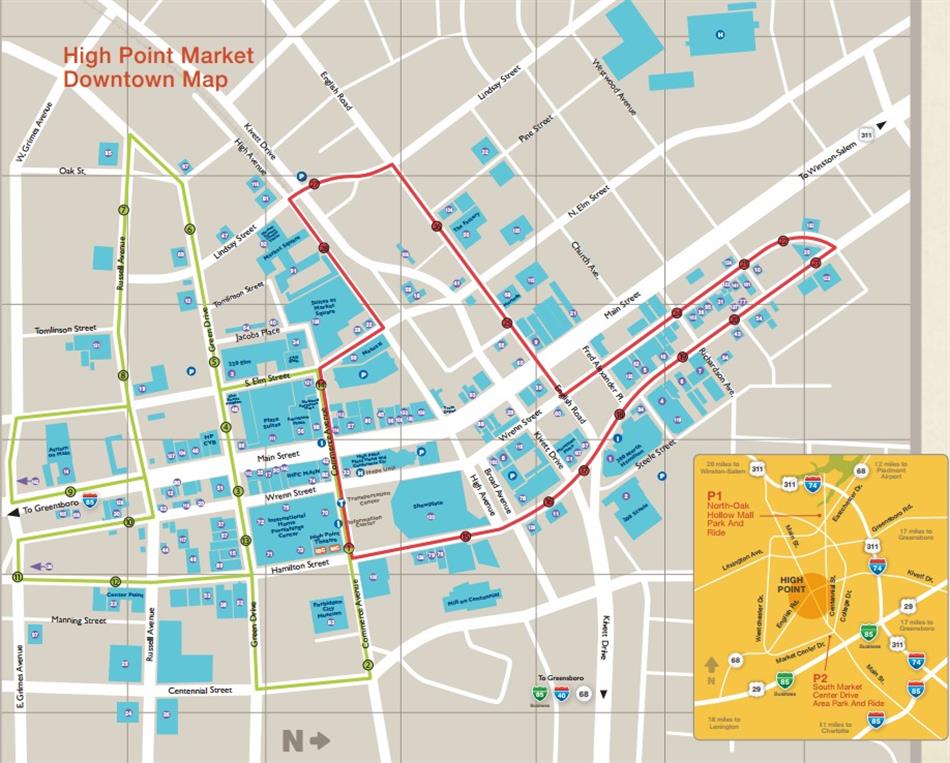 американская мебельная выставка в Хай Поинт