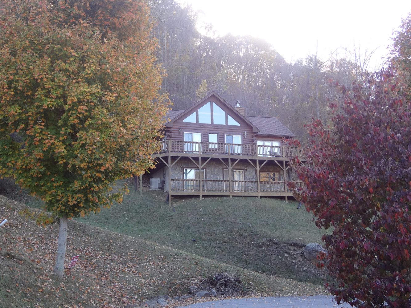 дом в стиле шале в Америке