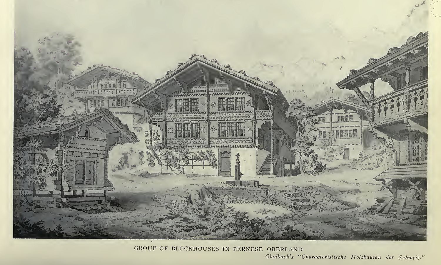 дома шале в Швейцарии