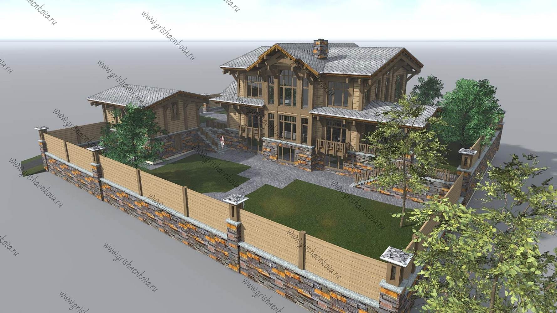 проектирование домов шале