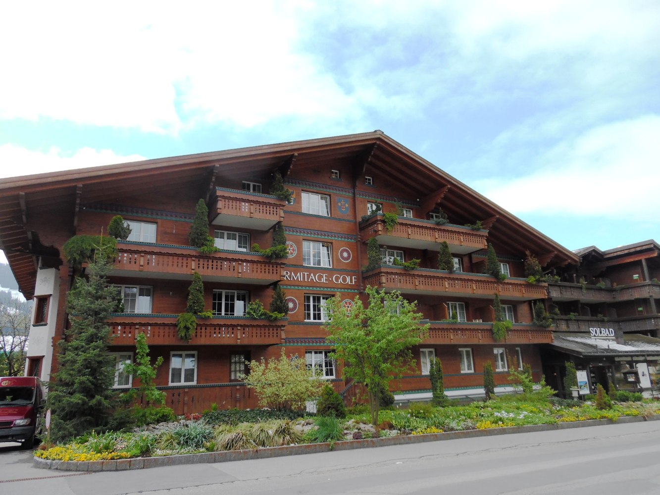 отель в стиле шале