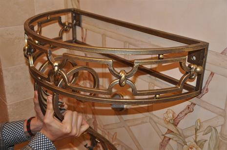 кованая мебель для ванной в средиземноморском стиле