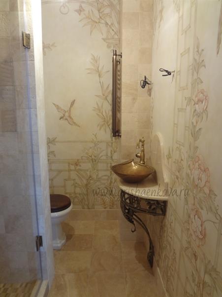 роспись стен в стиле шинуазри