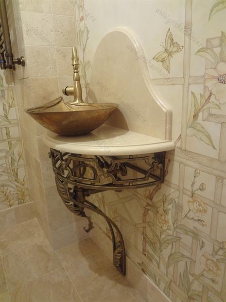 средиземноморский стиль в интерьере ванной