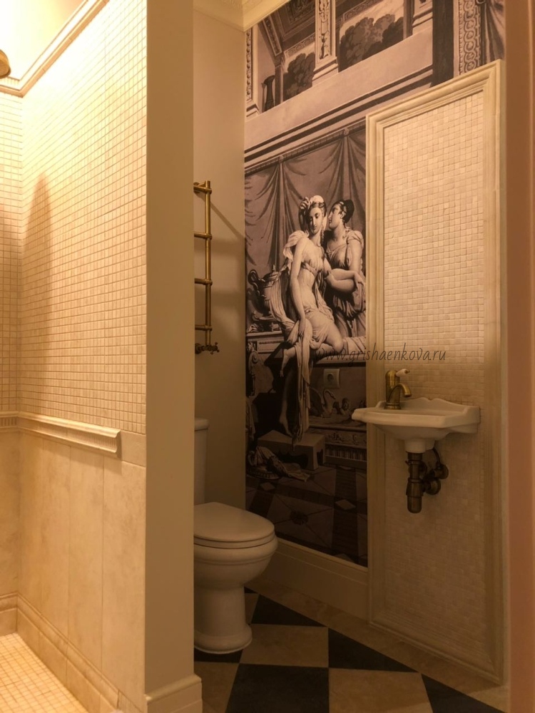 Элитный дизайн интерьера ванной москва