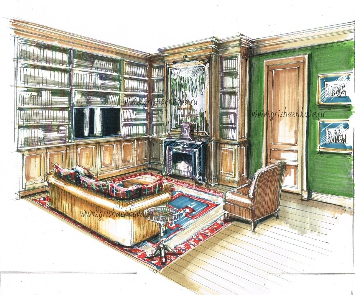 дизайн кабинета