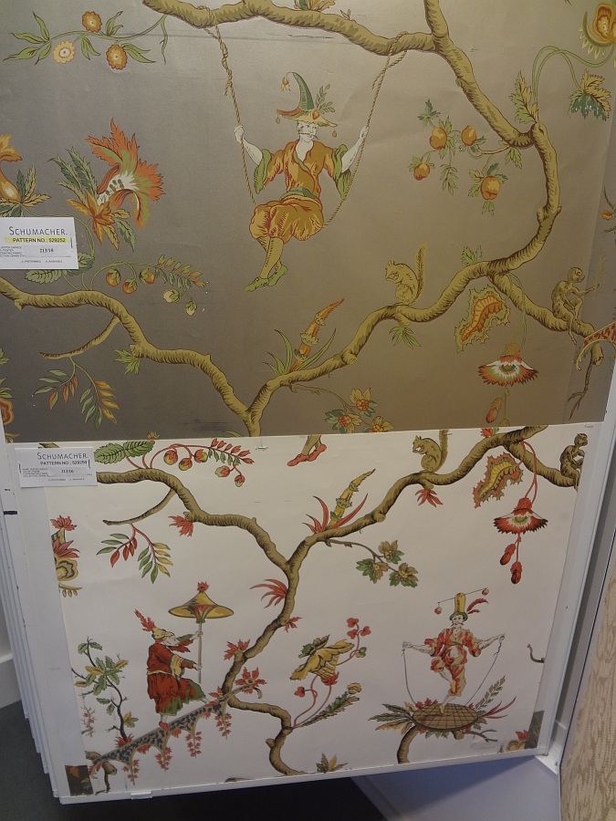 элитные американские обои шинуазри