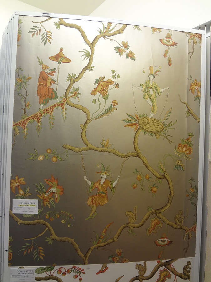 элитные американские обои шинуазри